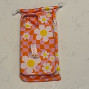 Loopy Pink and Orange Flower Power Phone Case — 12/13 Pro Max